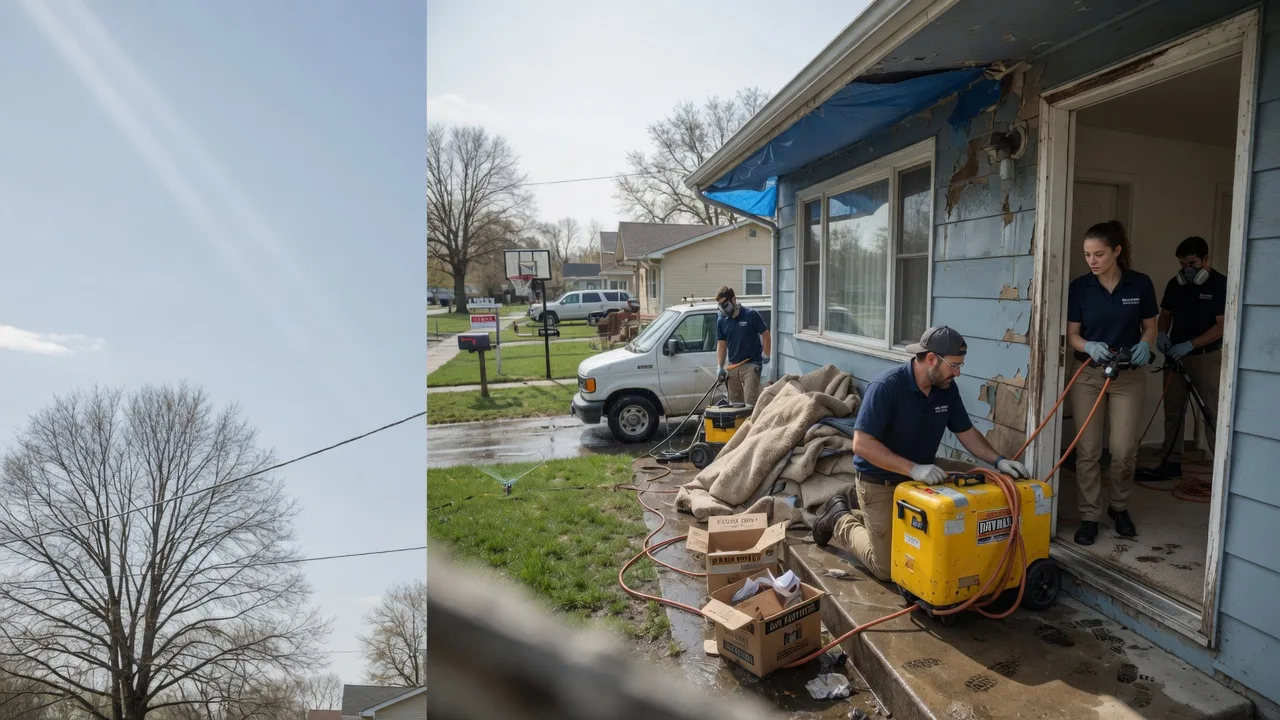 Basement Flood Cleanup in Sanborn, ND near me